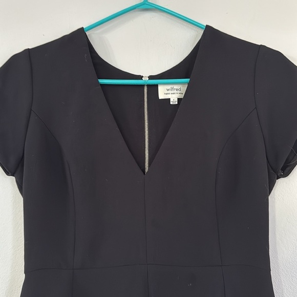 Aritzia Wilfred Black fit and flare Dress size 2 - Picture 3 of 5